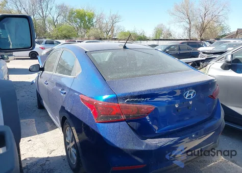 2021 Hyundai Accent Sel из США, поврежденный, VIN 3KPC24A69ME146153